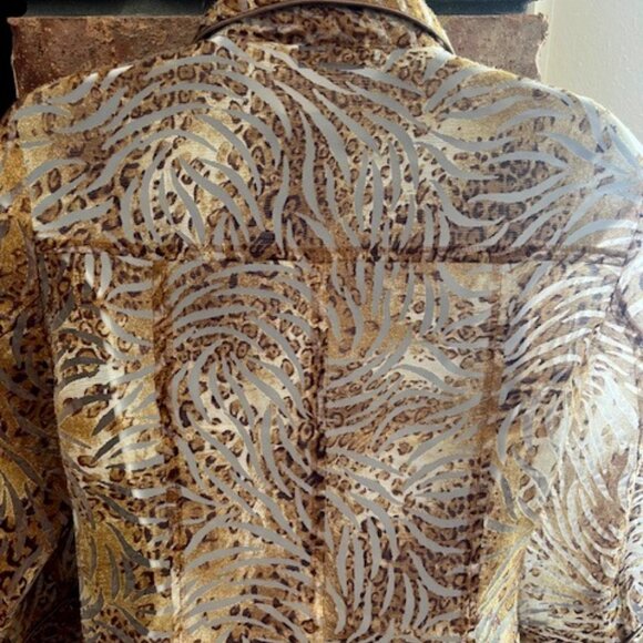 Sheer Button-down Shirt or Jacket - Picture 8 of 10